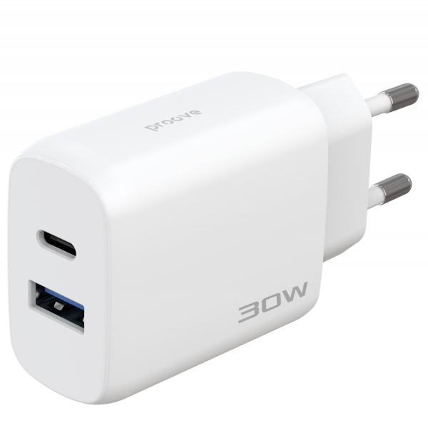 Proove Silicone Power 2 Type-C + USB 30W + Сable Type-C to Type-C - Photo 3